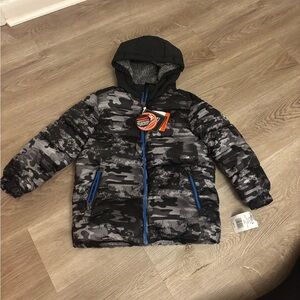 Kids Camouflage Hooded Coat